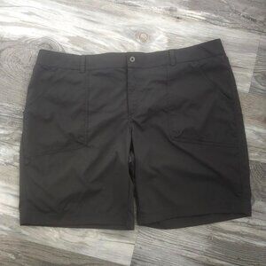Charcoal Columbia Omni Shield Charcoal Shorts Women's 22W 10 L
